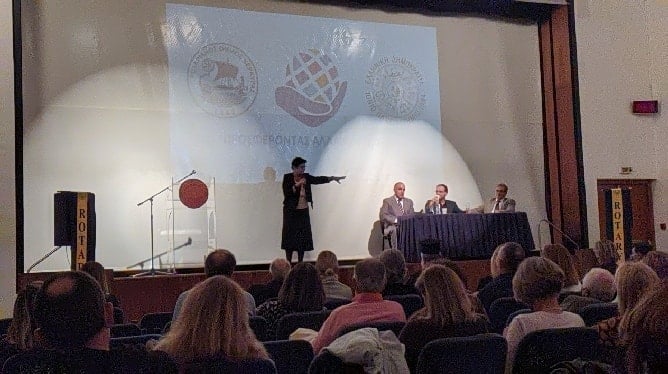 Ροταριανός Όμιλος Κέρκυρας - Oμιλία της Μαρίας Ευθυμίου στην Ιόνιο Ακαδημία