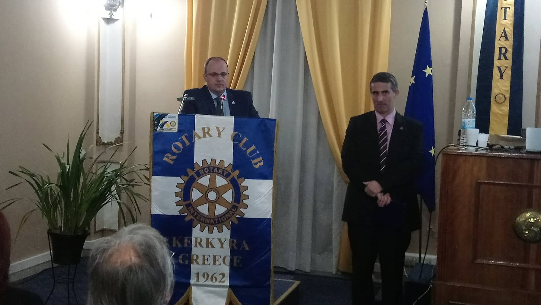 Ροταριανός Όμιλος Κέρκυρας - Ομιλία Πλάτωνα Μαρλαφέκα στο Επαγγελματικό Επιμελητήριο Κέρκυρας